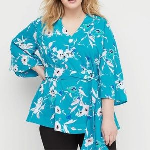 New Lane Bryant floral tunic blouse